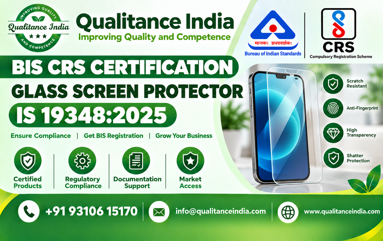 BIS Certification for Glass Screen Protectors: IS 19348:2025