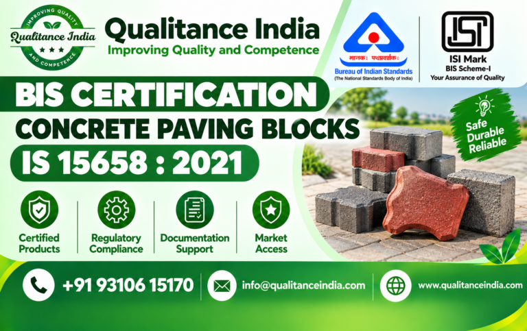 BIS Certification Consultancy for Concrete Paving Blocks | IS 15658:2021