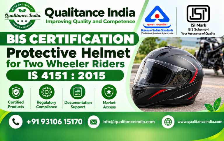 BIS Certification for Protective Helmet for Two Wheeler Riders | IS 4151:2015 | ISI Mar