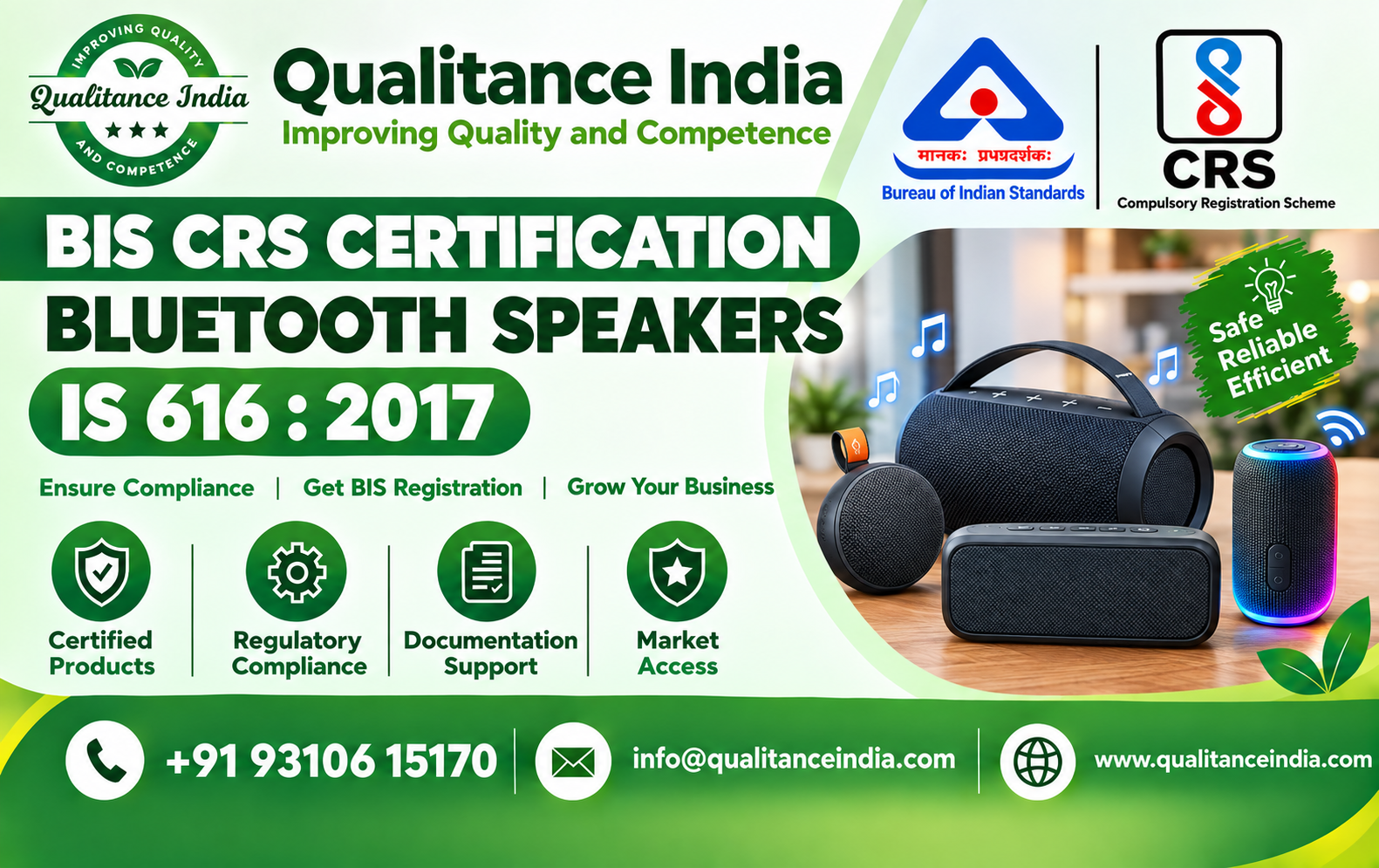 BIS CRS Certification for Bluetooth Speakers | IS/IEC 62368-1:2023 | BIS Consultancy