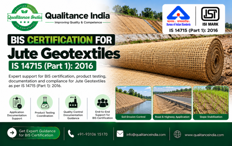 BIS Certification for Jute Geotextiles | IS 14715 (Part 1):2016 – Qualitance India