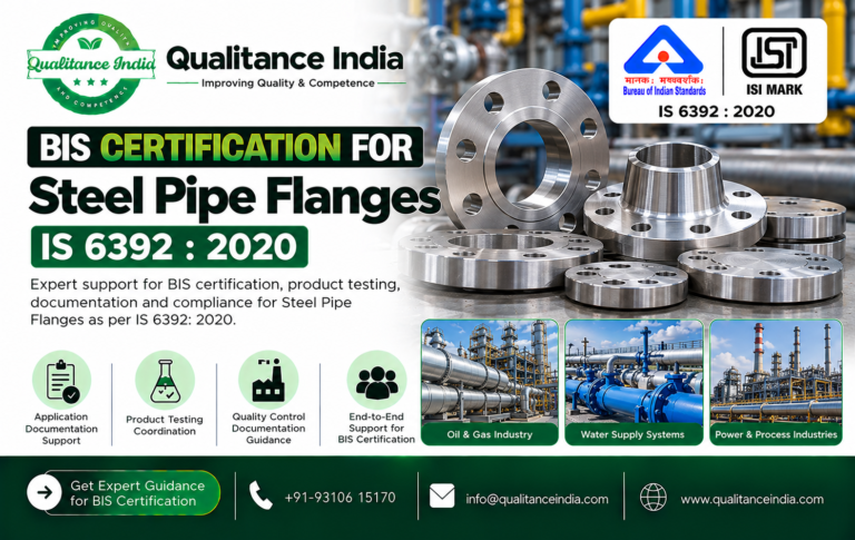BIS Certification for Steel Pipe Flanges | IS 6392:2020 – Qualitance India