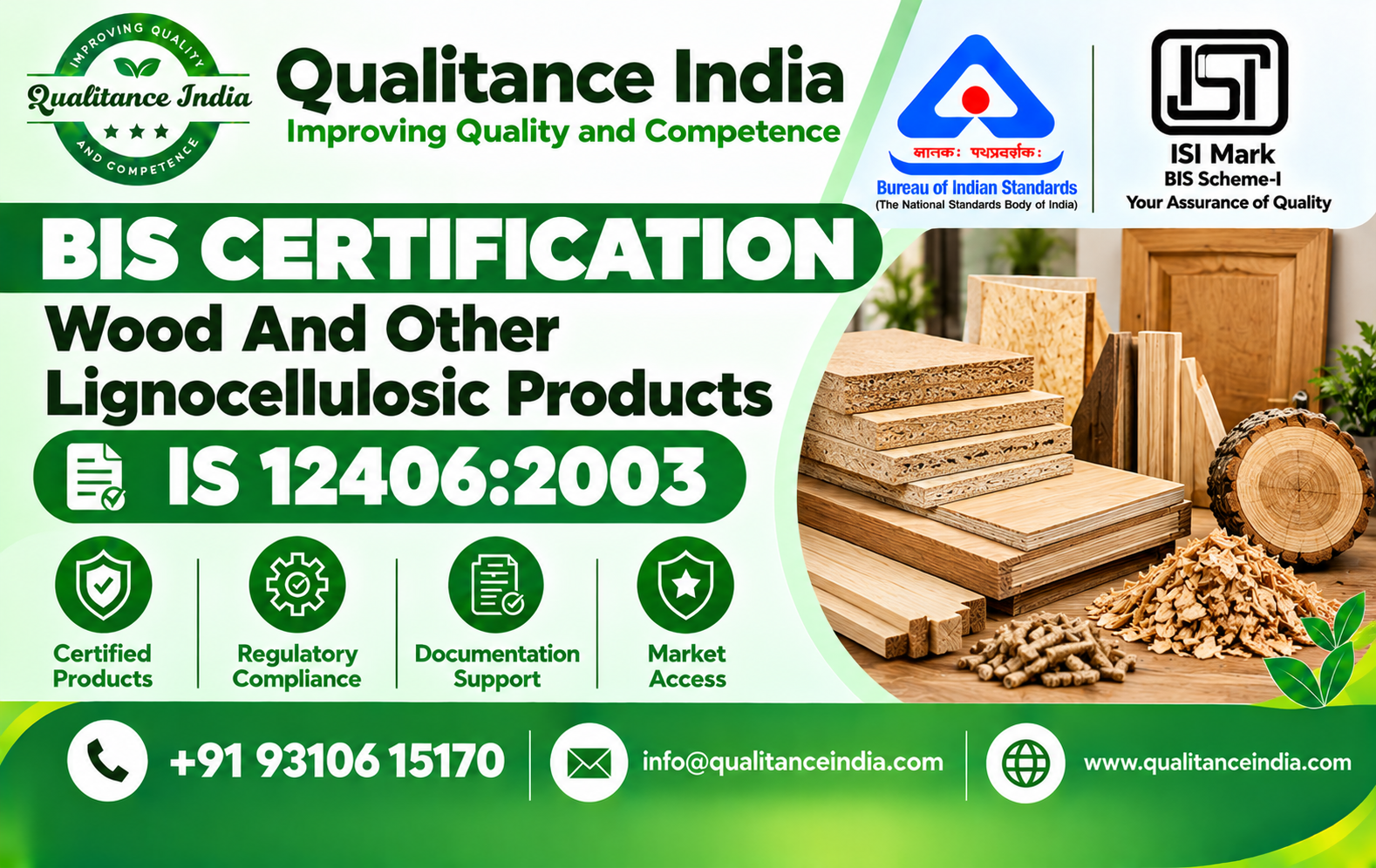 BIS Certification for Wood & Other Lignocellulosic Products | IS 12406:2003 | BIS Consultancy