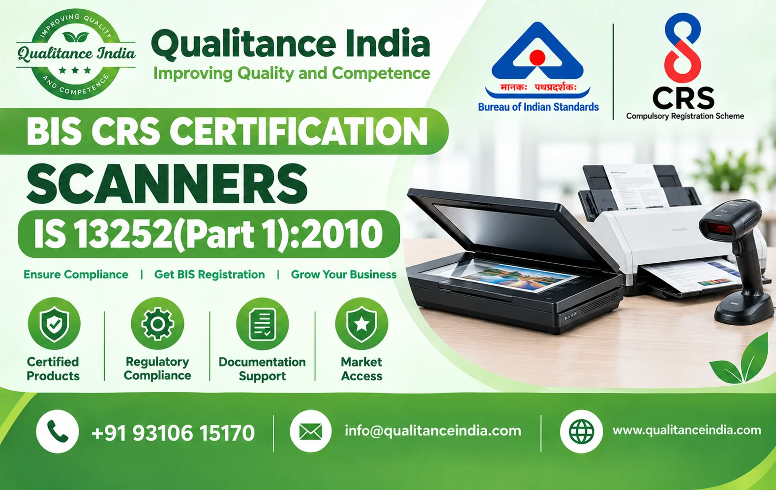 BIS CRS Certification for Scanners | IS 13252 (Part 1):2010 | BIS Registration Consultancy