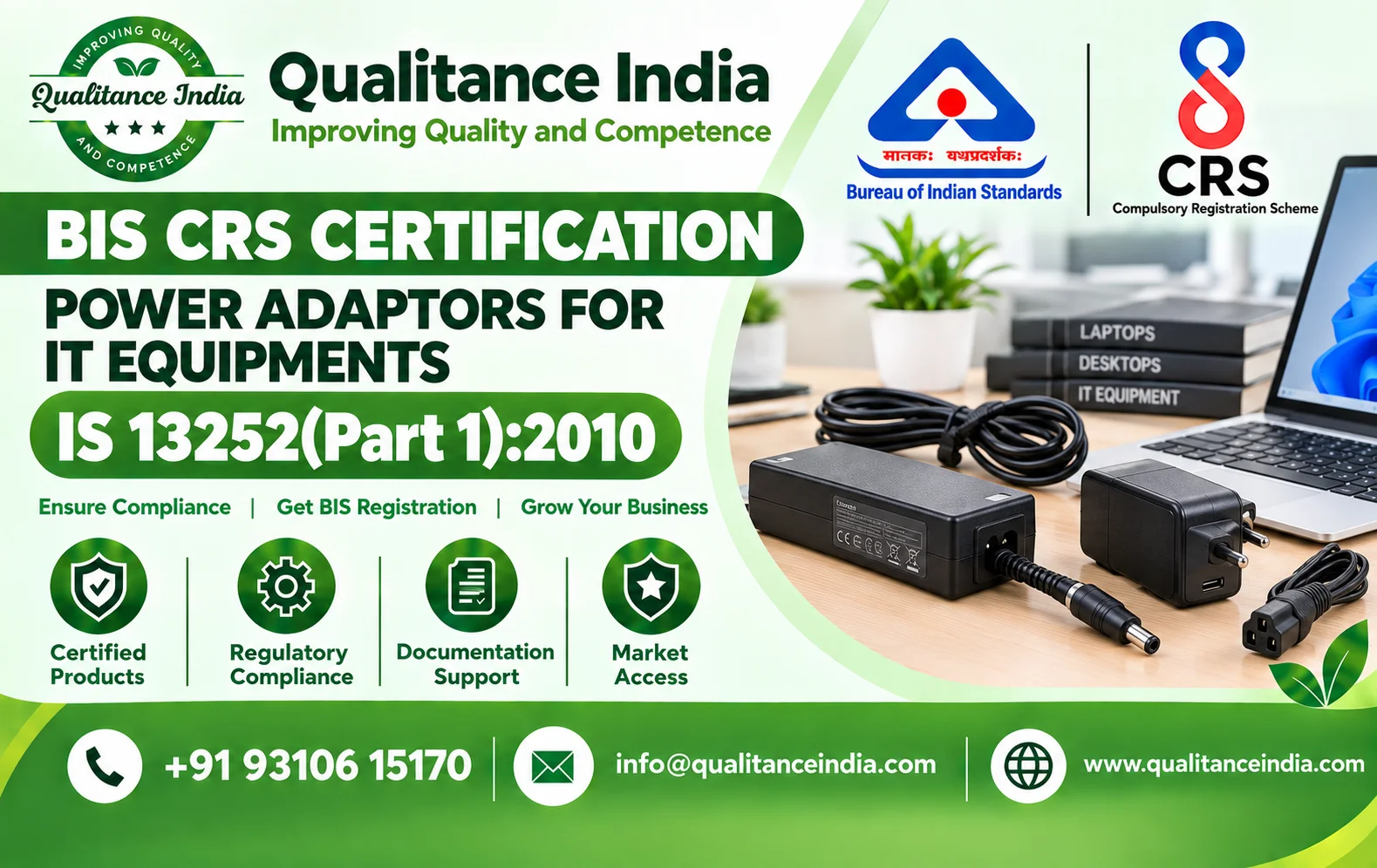 BIS CRS Certification for Power Adaptors for IT Equipments | IS 13252 (Part 1):2010
